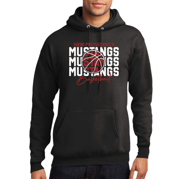 Mustangs Basketball - Core Fleece Pullover Hooded Sweatshirt Thumbnail
