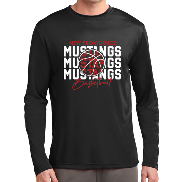 Mustangs Basketball - Long Sleeve PosiCharge ® Competitor Tee Thumbnail
