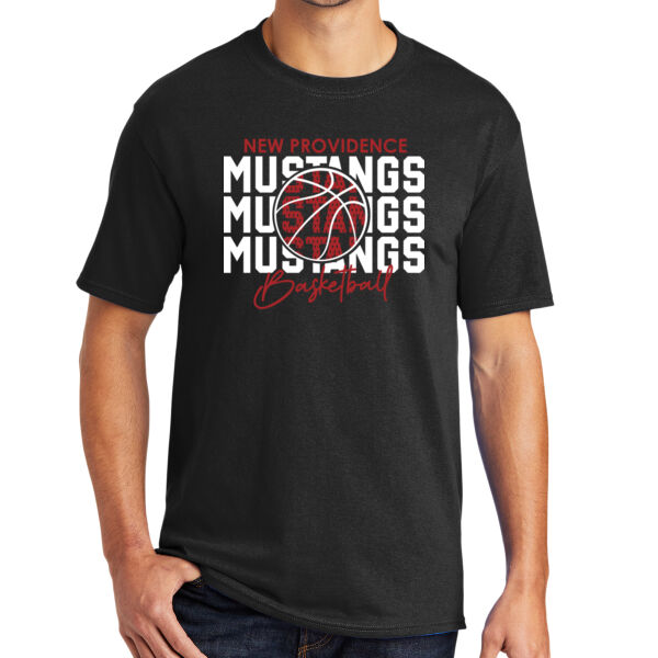 Mustangs Basketball - Core Blend Tee Thumbnail