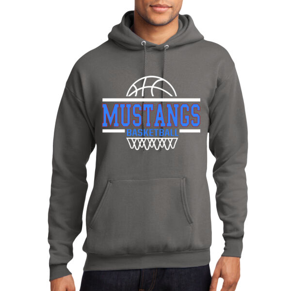 Mustangs Net - Core Fleece Pullover Hooded Sweatshirt Thumbnail