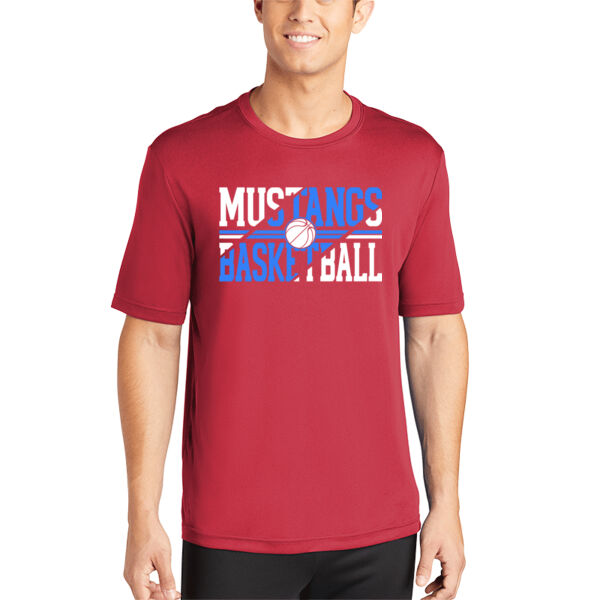 Mustang Basketball Slash - PosiCharge ® Competitor Tee Thumbnail